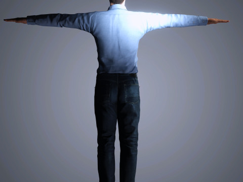 Chris Pratt Character 3D Model