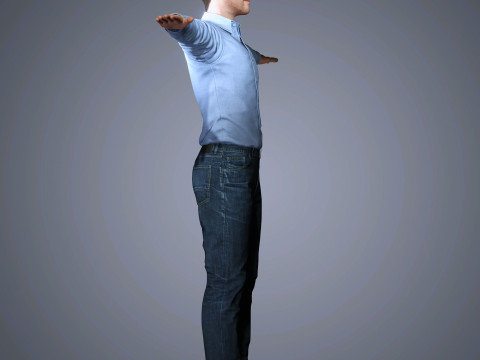 Chris Pratt Character 3D Model