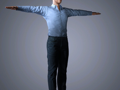 Chris Pratt Character 3D Model