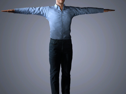 Chris Pratt Character 3D Model