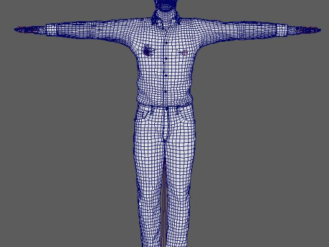 Chris Pratt Character 3D Model