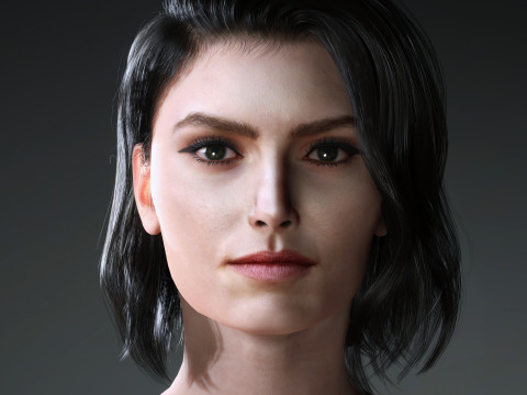 DaisyRidley Character 3Dモデル