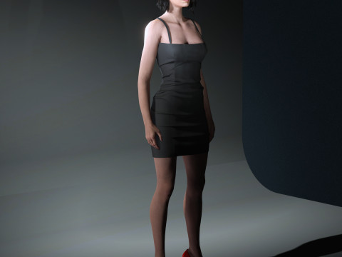 DaisyRidley Character Model 3D