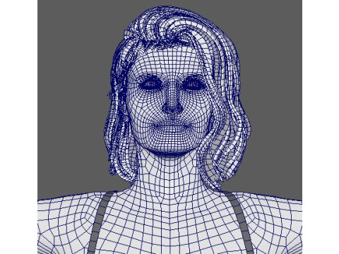 DaisyRidley Character Model 3D