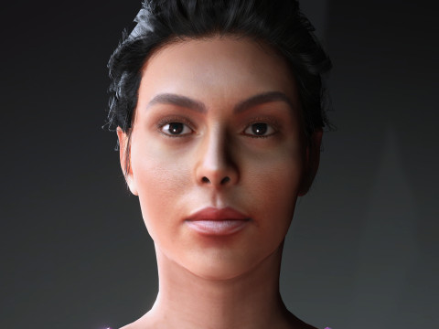 Georgina Rodriguez Character 3D-Modell