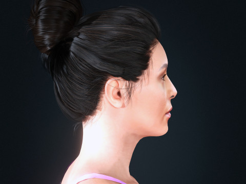 Georgina Rodriguez Character 3D-Modell