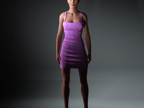 Georgina Rodriguez Character 3D-Modell