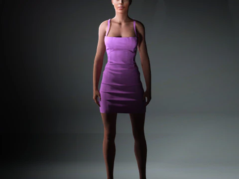 Georgina Rodriguez Character 3D Model