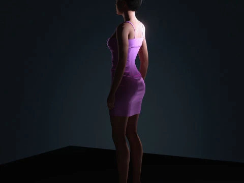 Georgina Rodriguez Character 3D Model