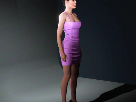 Georgina Rodriguez Character 3D Model