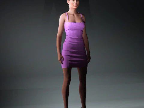 Georgina Rodriguez Character 3D Model