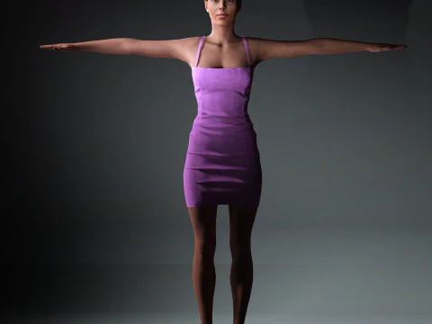 Georgina Rodriguez Character 3D Model