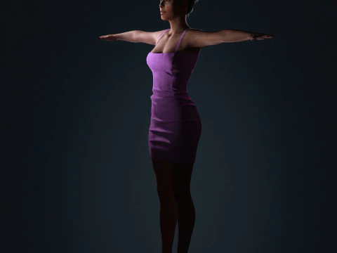 Georgina Rodriguez Character 3D Model