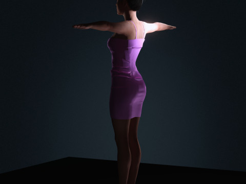 Georgina Rodriguez Character 3D-Modell
