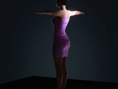 Georgina Rodriguez Character 3D Model