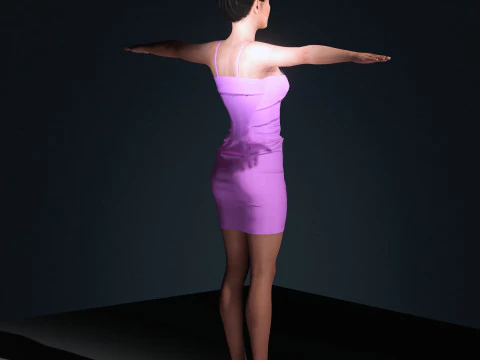 Georgina Rodriguez Character 3D Model