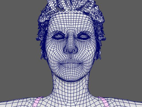 Georgina Rodriguez Character 3D-Modell
