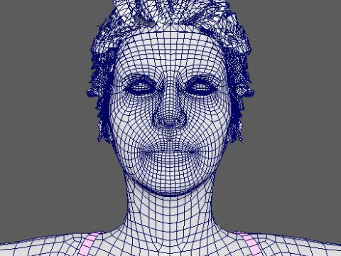 Georgina Rodriguez Character 3D Model
