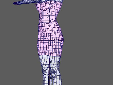 Georgina Rodriguez Character 3D-Modell