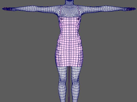 Georgina Rodriguez Character 3D-Modell