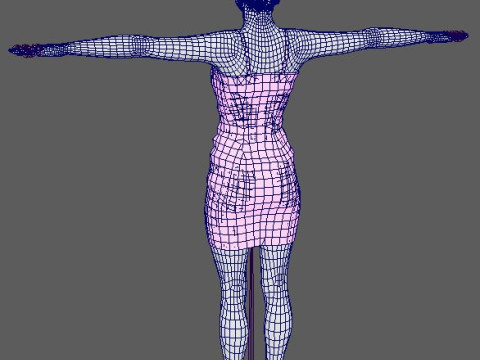 Georgina Rodriguez Character 3D-Modell