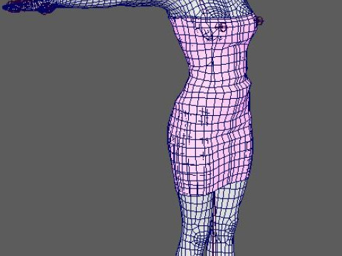 Georgina Rodriguez Character 3D-Modell