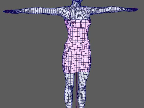Georgina Rodriguez Character 3D Model