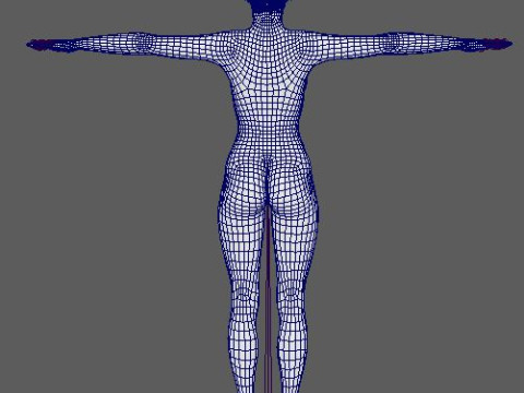Georgina Rodriguez Character 3D-Modell