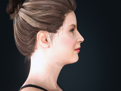 Amy Adams Character Model 3D