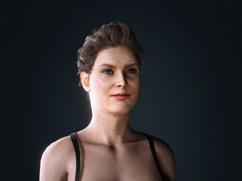 Amy Adams Character Model 3D