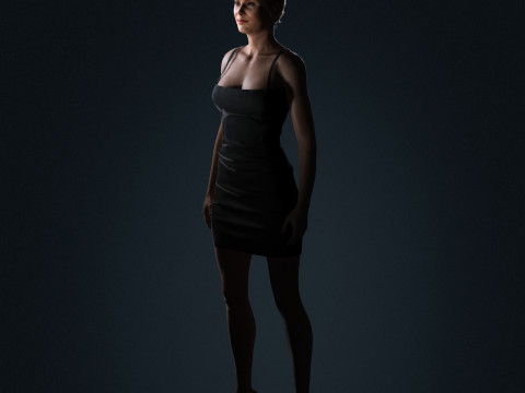 Amy Adams Character Model 3D