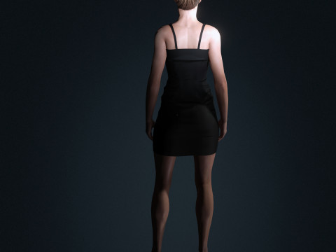 Amy Adams Character Model 3D