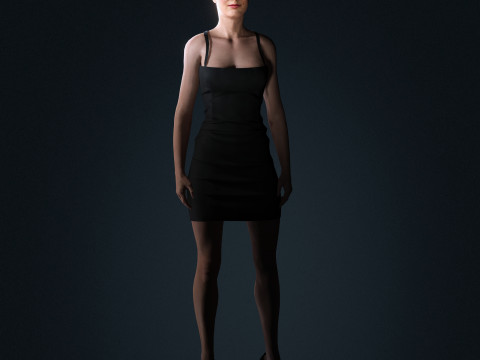 Amy Adams Character Model 3D