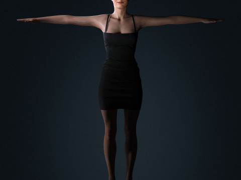 Amy Adams Character Model 3D