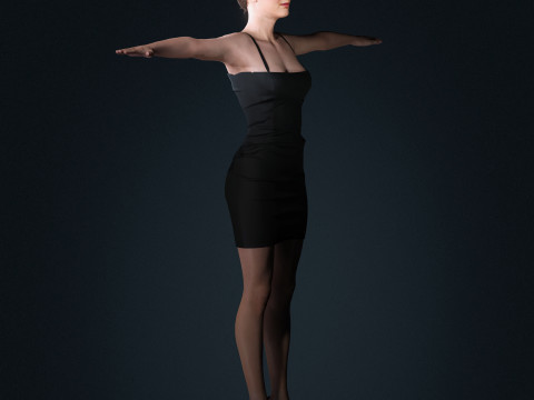 Amy Adams Character Model 3D