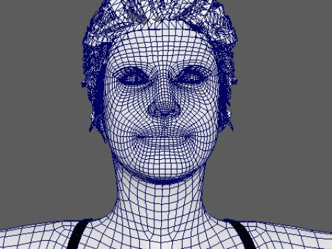Amy Adams Character Model 3D