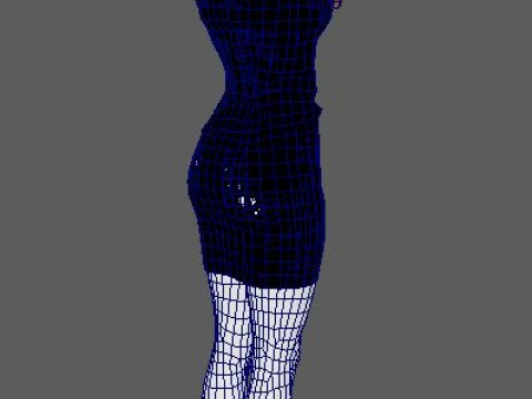 Amy Adams Character 3D Model
