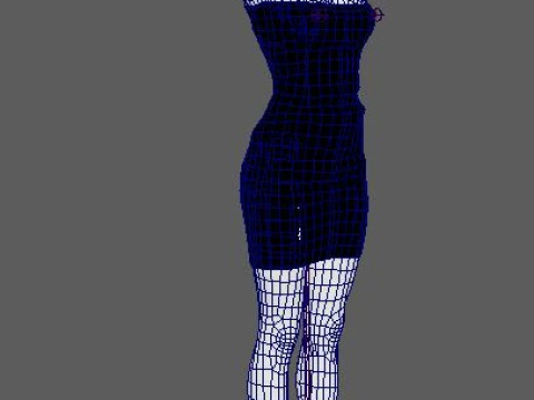 Amy Adams Character 3D Model