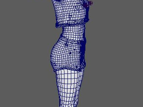 Zendaya Character 3D Model