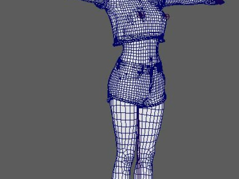 Zendaya Character 3D Model