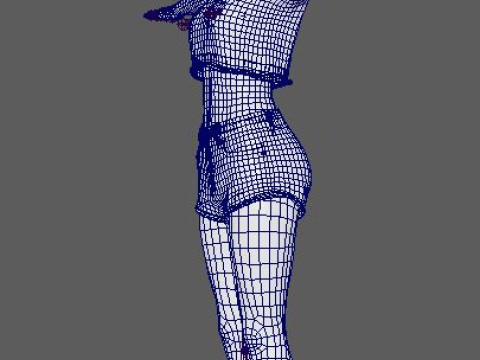 Zendaya Character Modello 3D