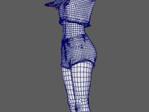 Zendaya Character 3D Model