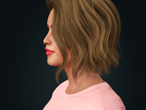 Zendaya Character Modello 3D
