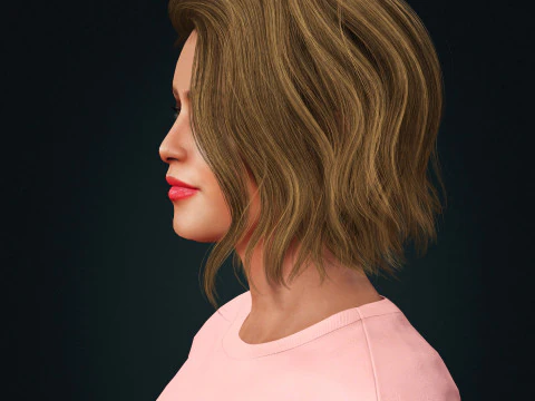Zendaya Character 3D Model