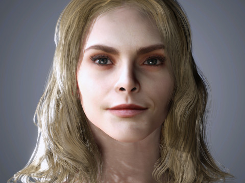 Cara Delevingne Character 3Dモデル