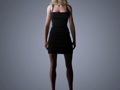 Cara Delevingne Character 3D Model