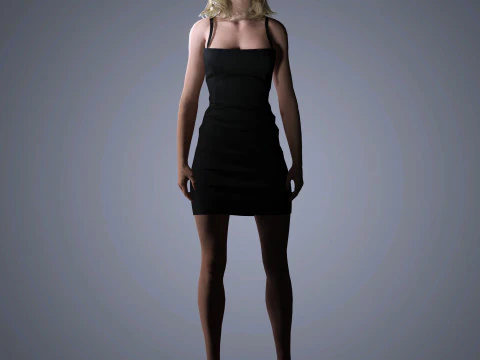 Cara Delevingne Character 3D Model