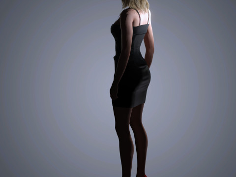 Cara Delevingne Character 3D Model