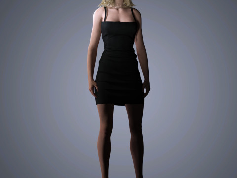 Cara Delevingne Character 3D Model