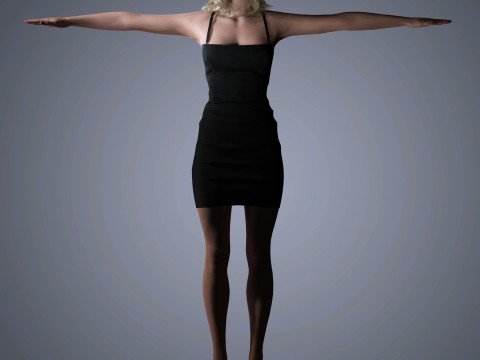Cara Delevingne Character 3D Model